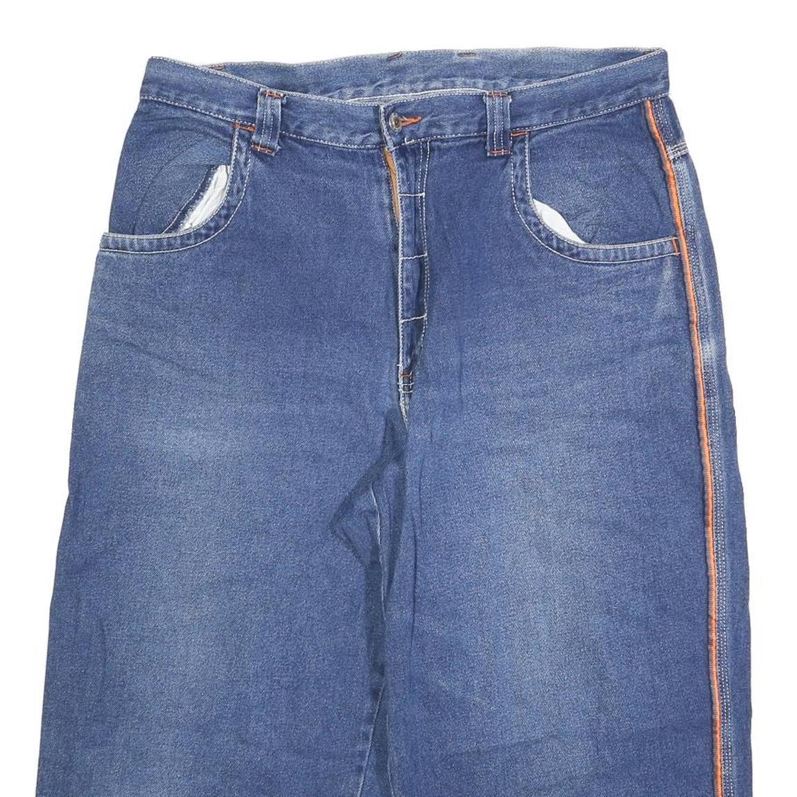 JAY JAYS Mens Denim Blue Casual Shorts M W34 Cotton Blend Relaxed Fit