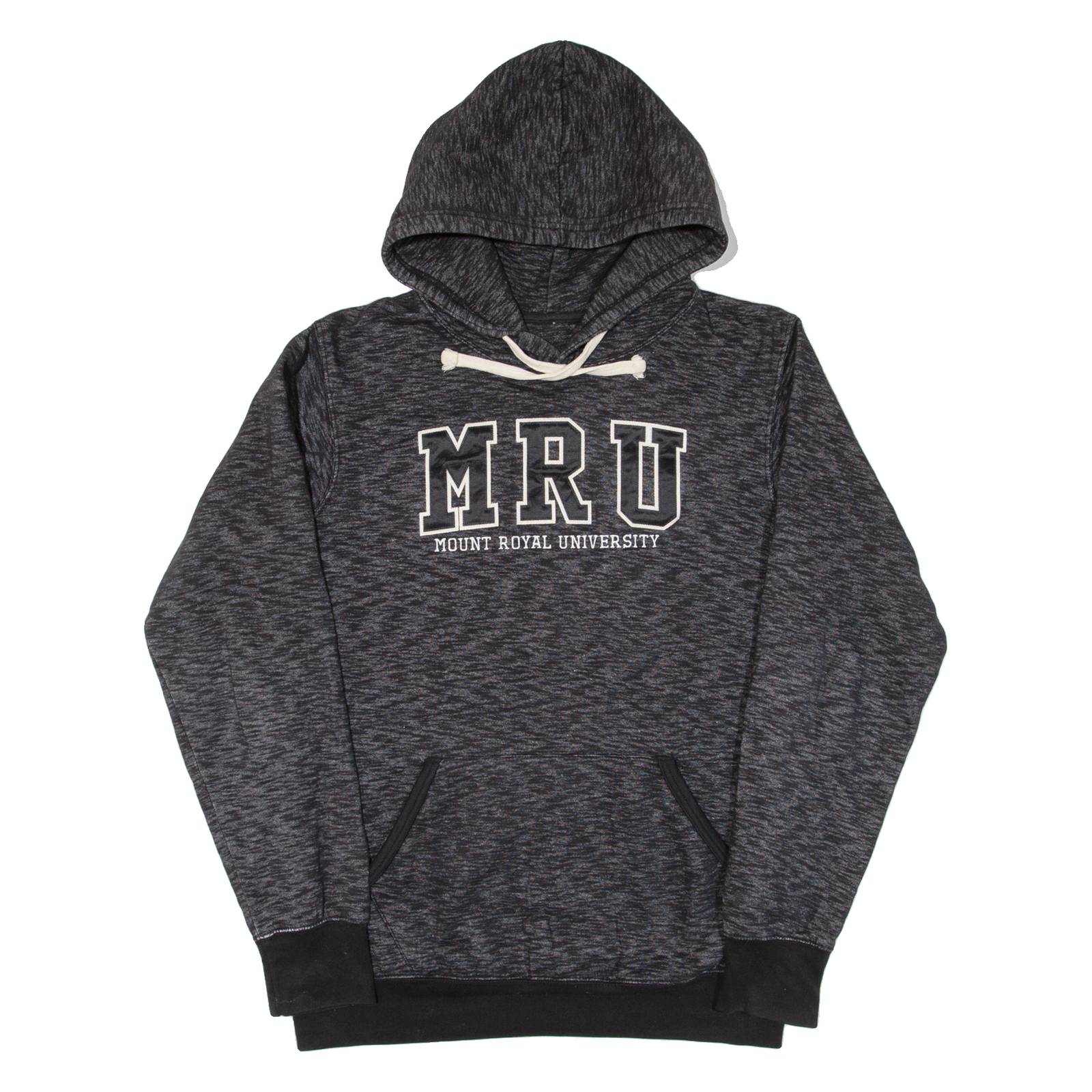 Mount Royal University Mens Grey Hoodie USA L