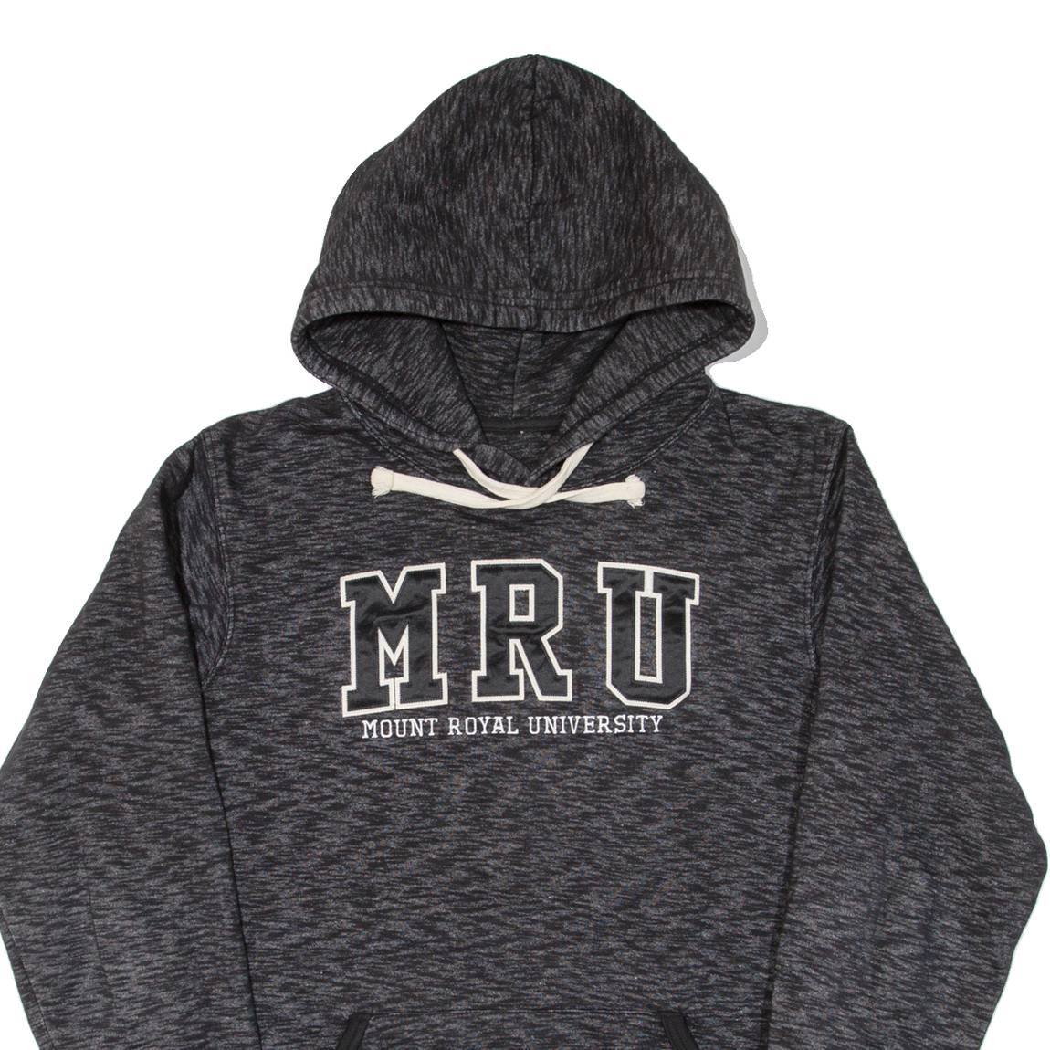 Mount Royal University Mens Grey Hoodie USA L
