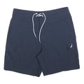 NAUTICA Mens Shorts Navy Casual L W36 Drawstring Lightweight Polyester