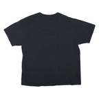 NAUTICA Mens Black Graphic T-Shirt L Short Sleeve Crew Neck Cotton Blend