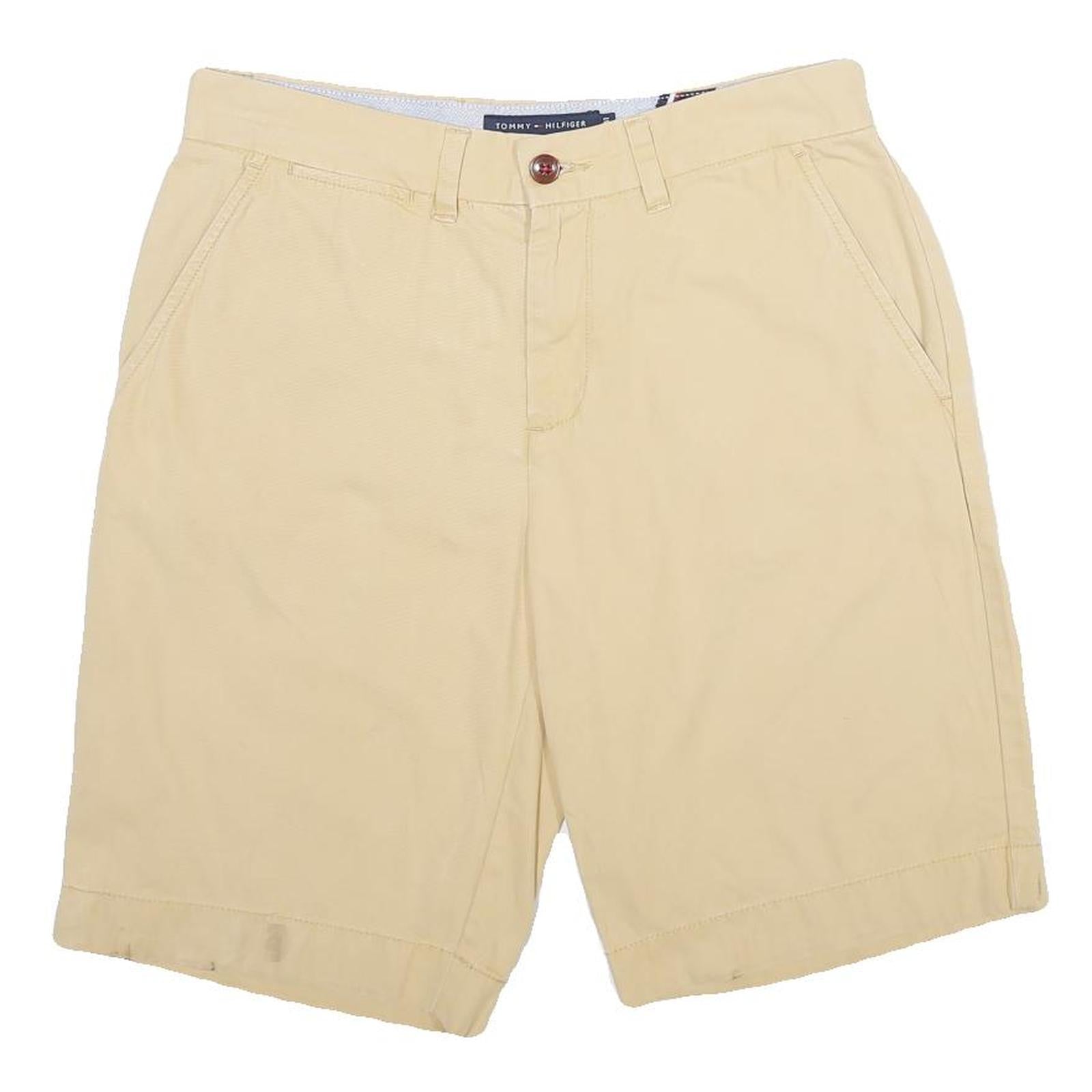 TOMMY HILFIGER Mens Shorts Beige Casual Plain M W31 Cotton Chino