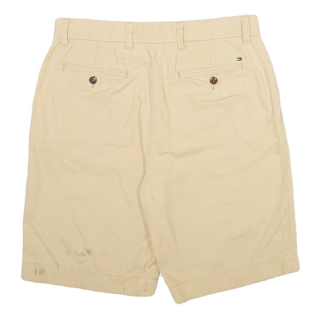 TOMMY HILFIGER Mens Shorts Beige Casual Plain M W31 Cotton Chino