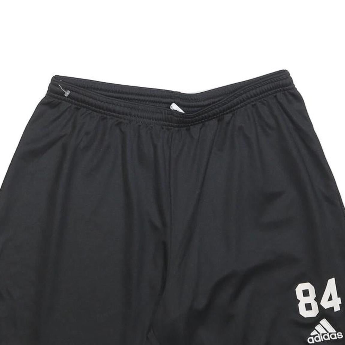 ADIDAS Womens Shorts Black Casual L W28 Sports Logo 84 Polyester Lightweight