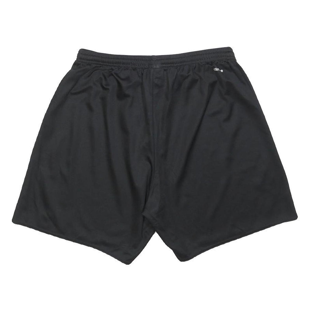 ADIDAS Womens Shorts Black Casual L W28 Sports Logo 84 Polyester Lightweight