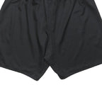 ADIDAS Womens Shorts Black Casual L W28 Sports Logo 84 Polyester Lightweight