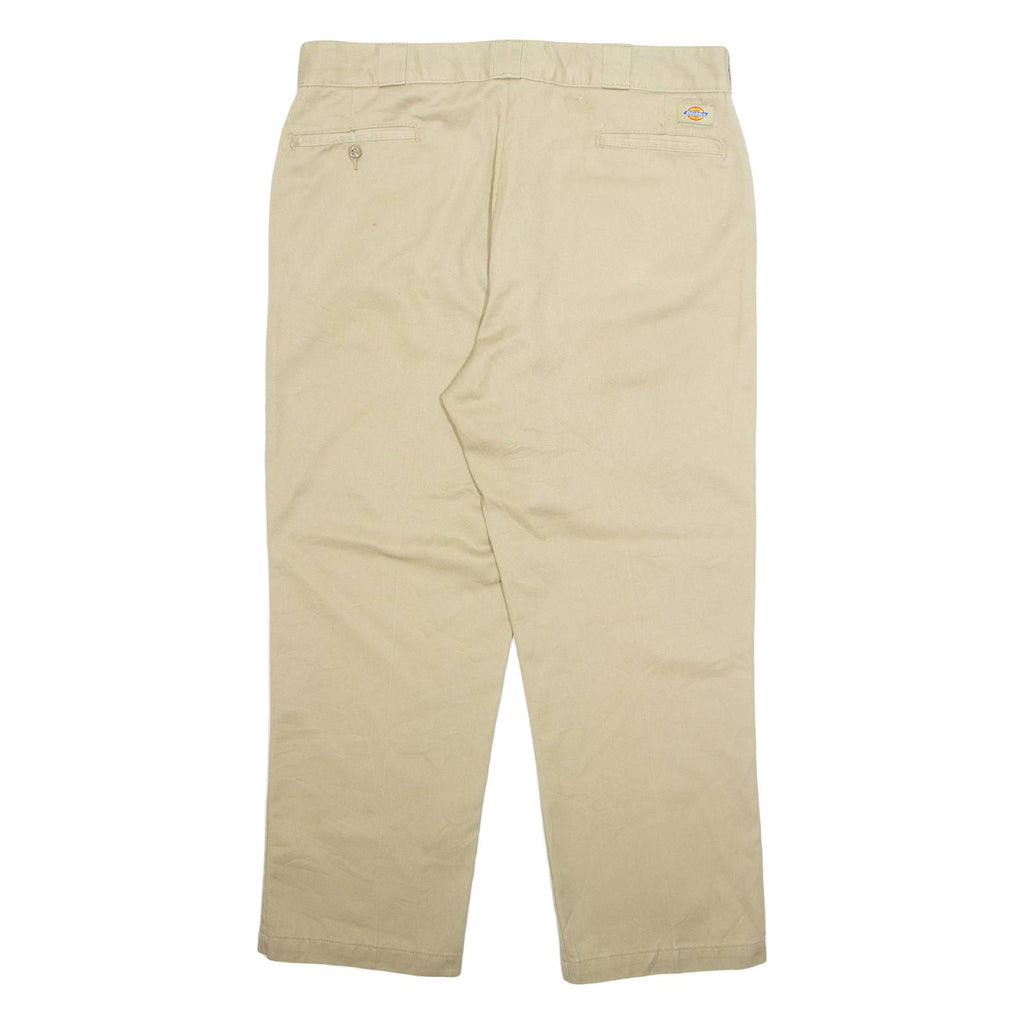 DICKIES Chino Mens Trousers Beige Regular Straight W38 L29