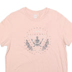 VANS Womens Pink Graphic T-Shirt XL Short Sleeve Crew Neck Cotton Blend