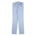 LEVI'S Big E Womens Slim Blue Denim Light W28 L30 Slim Fit Zip Jeans