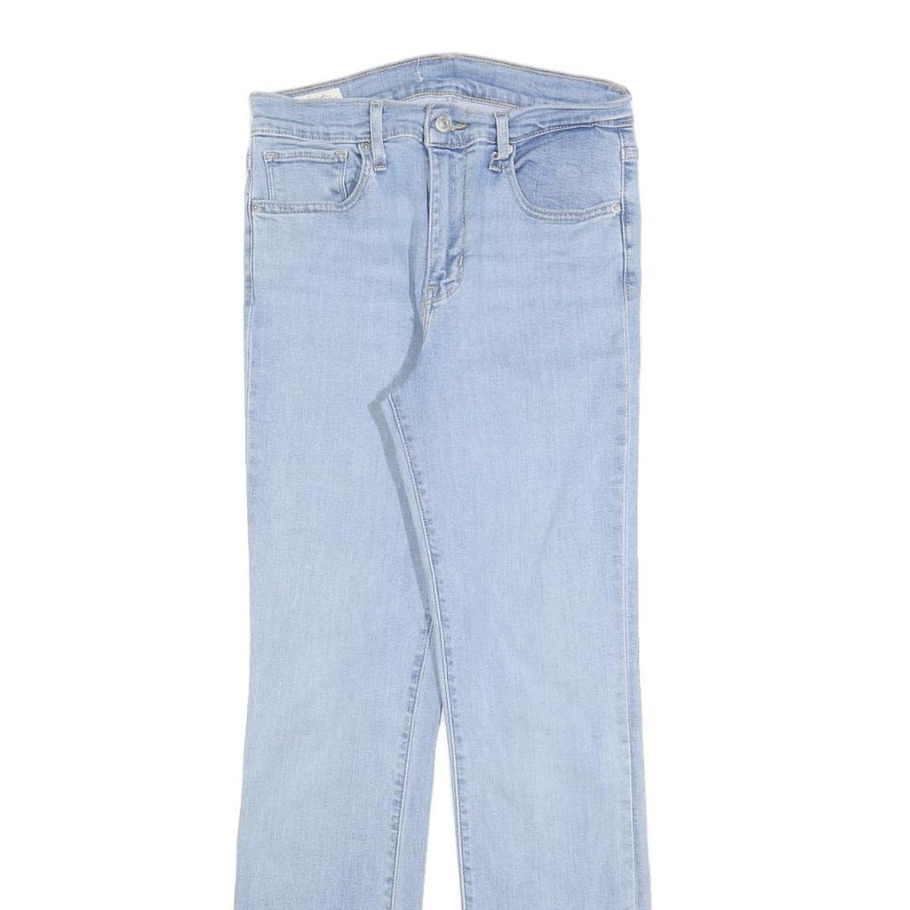 LEVI'S Big E Womens Slim Blue Denim Light W28 L30 Slim Fit Zip Jeans