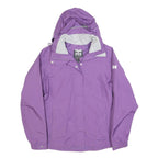 HELLY HANSEN Womens Purple Jacket XS Polyester Blend Outdoor Zip Hooded Plain