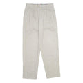 TOMMY HILFIGER Mens Cotton Beige Classic Straight Trousers W31 L32 Casual Zip