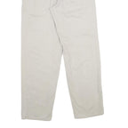 TOMMY HILFIGER Mens Cotton Beige Classic Straight Trousers W31 L32 Casual Zip