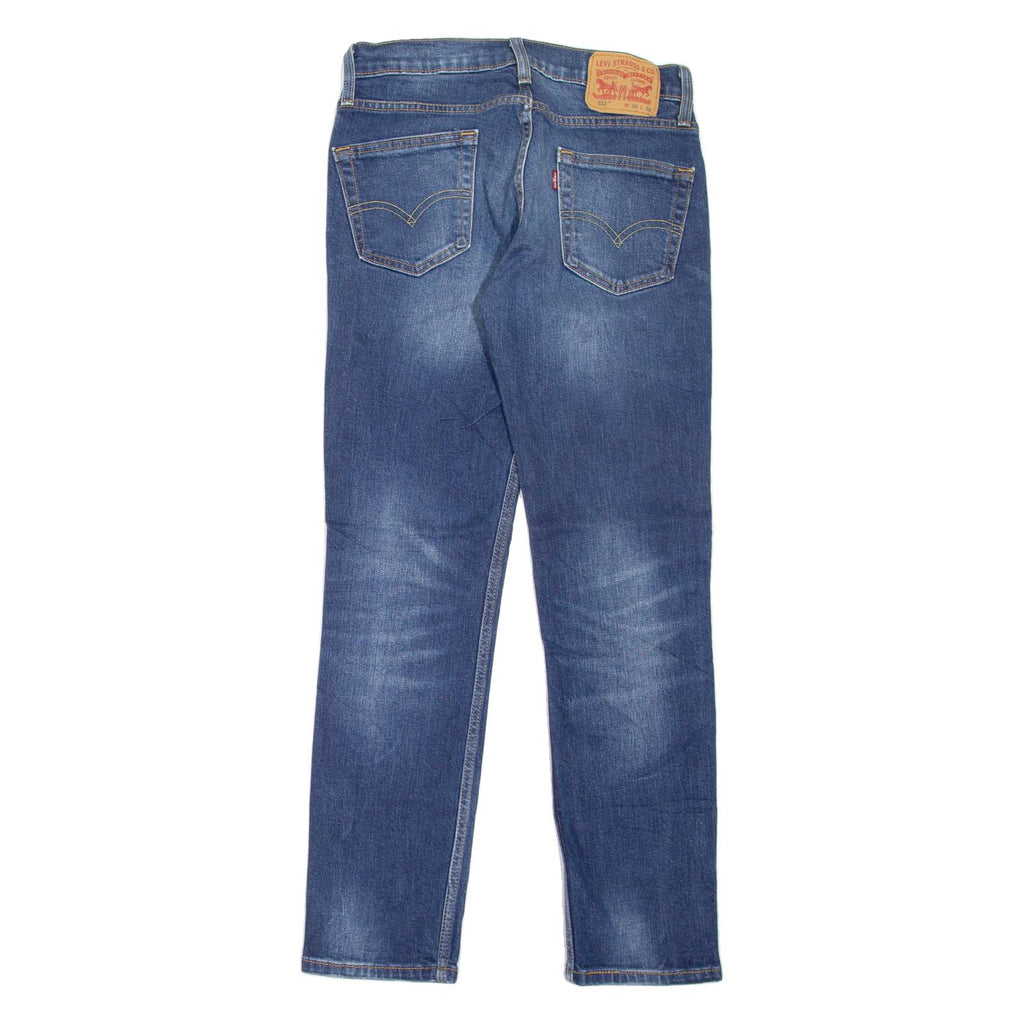 LEVI'S 511 Jeans Mens Blue Slim Straight Stone Wash W30 L30