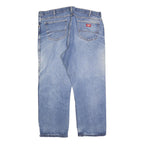 DICKIES Mens Jeans Blue Relaxed Straight Denim Medium W42 L28 Workwear
