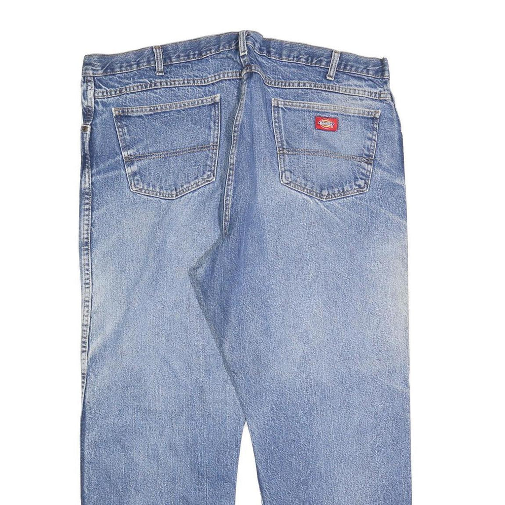 DICKIES Mens Jeans Blue Relaxed Straight Denim Medium W42 L28 Workwear