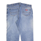 DICKIES Mens Jeans Blue Relaxed Straight Denim Medium W42 L28 Workwear
