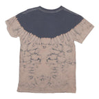 KISS Mens Black & Beige Band Graphic T-Shirt S Short Sleeve Crew Neck Vintage
