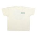 TEEJAYS Womens Cream Green Graphic T-Shirt XL Short Sleeve Crew Neck