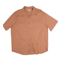 WRANGLER Mens Brown Short Sleeve Shirt XL Cotton Casual Summer Workwear