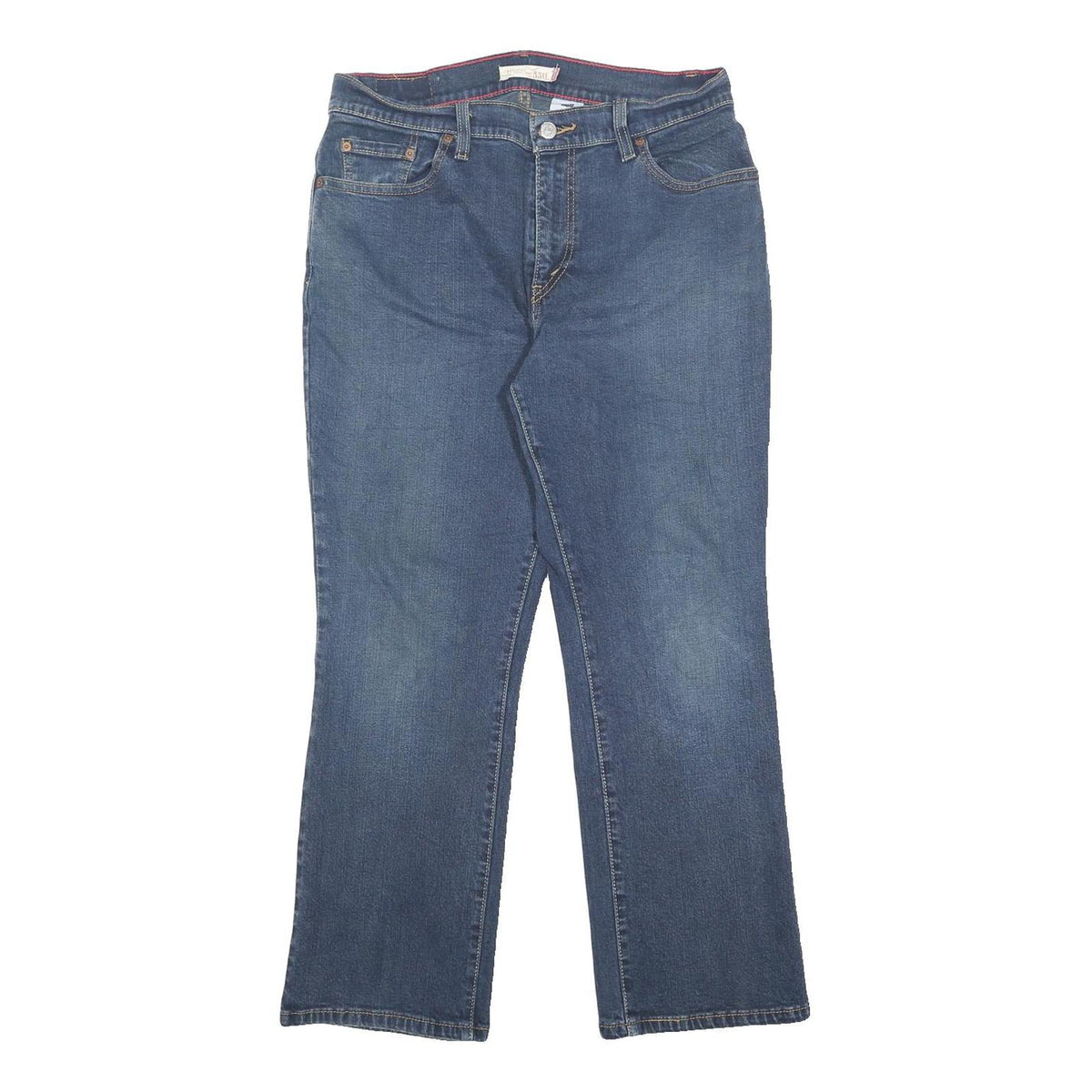 LEVI'S 550 Womens Relaxed Jeans Blue Denim W30 L27 Classic Closure Zip