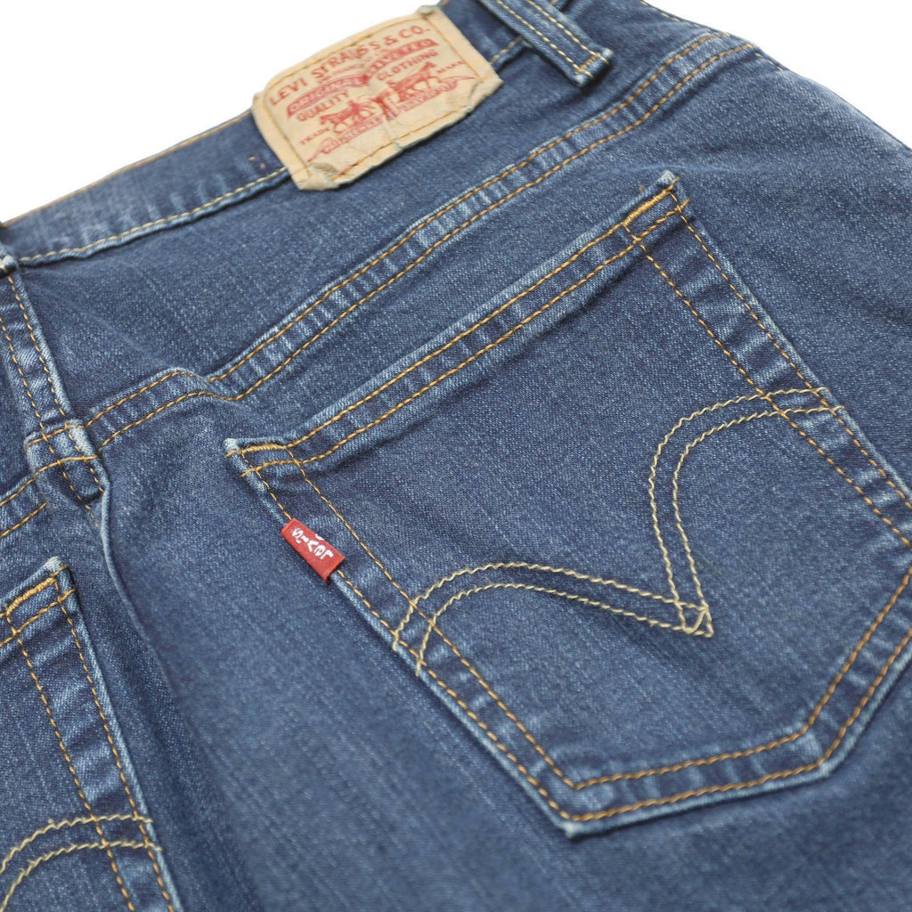 LEVI'S 550 Womens Relaxed Jeans Blue Denim W30 L27 Classic Closure Zip