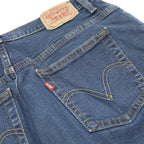LEVI'S 550 Womens Relaxed Jeans Blue Denim W30 L27 Classic Closure Zip