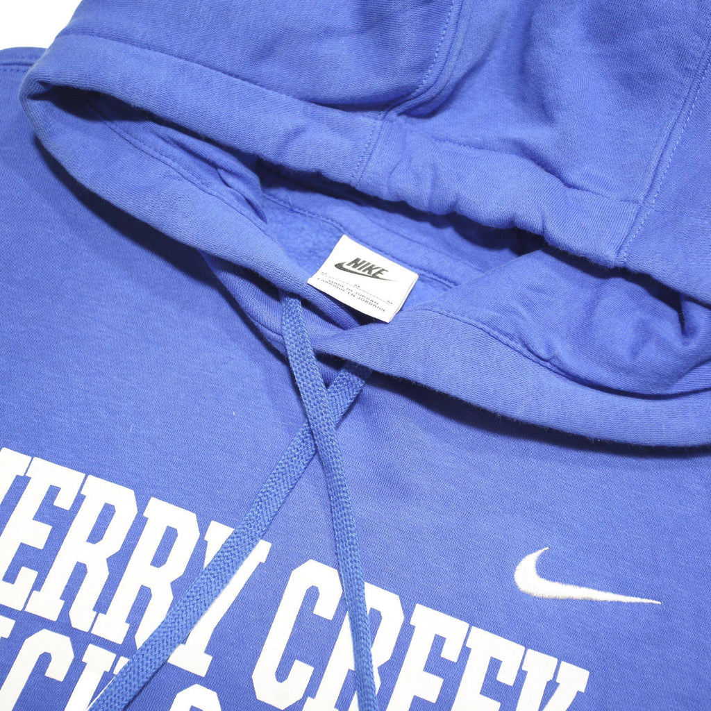 NIKE Mens Blue Cherry Creek Track & Field Pullover Hoodie M Sports Sweatshirt