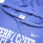 NIKE Mens Blue Cherry Creek Track & Field Pullover Hoodie M Sports Sweatshirt