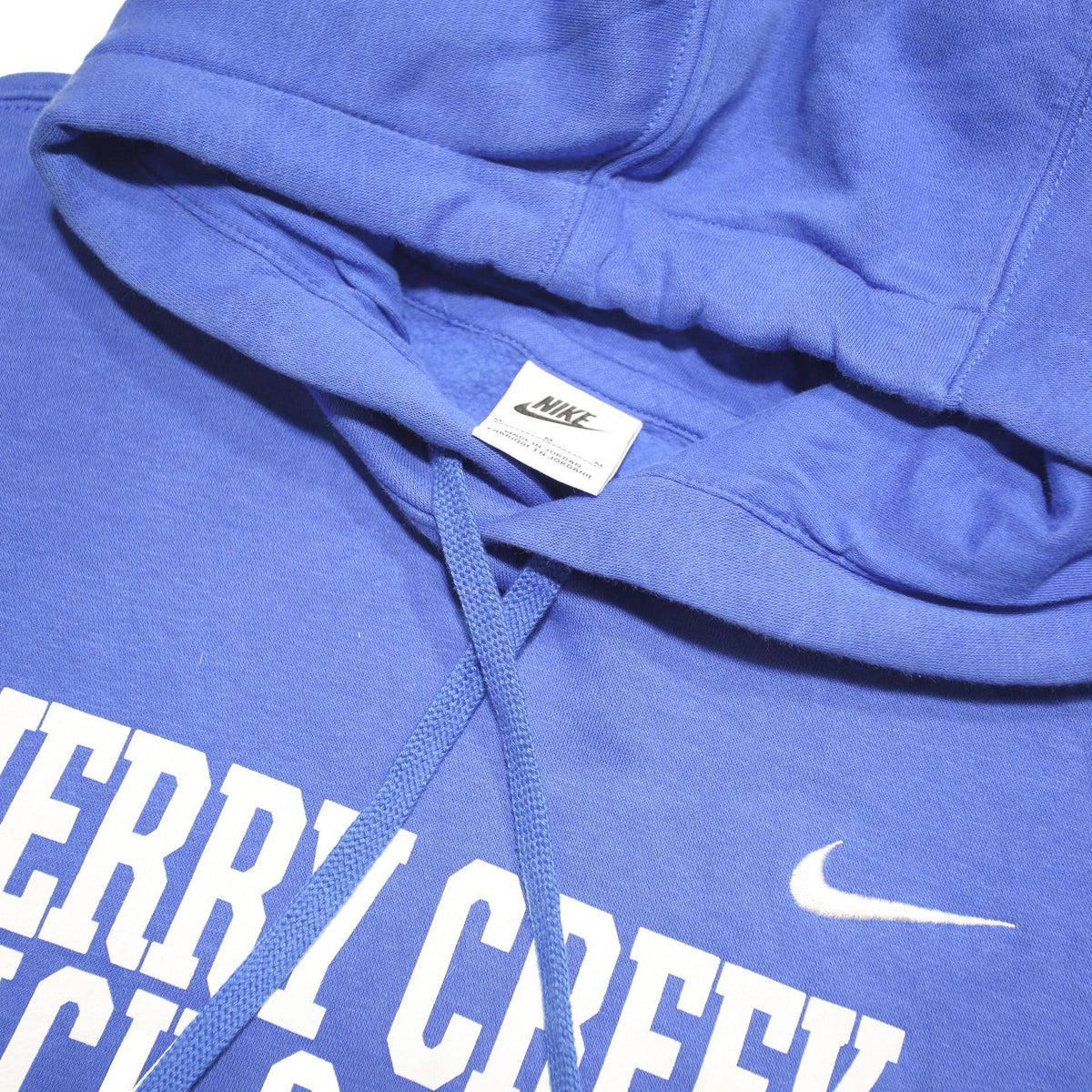 NIKE Mens Blue Cherry Creek Track & Field Pullover Hoodie M Sports Sweatshirt