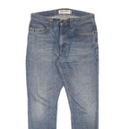 LEVI'S Mens Slim Blue Denim Regular Fit Jeans W32 L29 Zip Classic