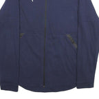 PUMA Mens Navy Blue Cotton Blend Zip Jacket L Sportswear Casual Active