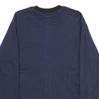 PUMA Mens Navy Blue Cotton Blend Zip Jacket L Sportswear Casual Active