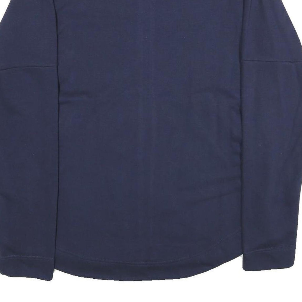 PUMA Mens Navy Blue Cotton Blend Zip Jacket L Sportswear Casual Active