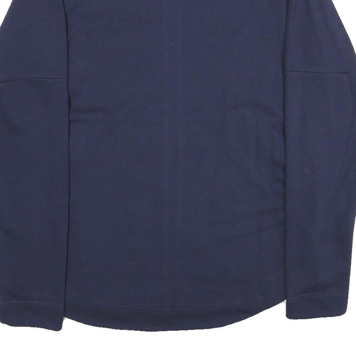 PUMA Mens Navy Blue Cotton Blend Zip Jacket L Sportswear Casual Active