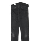 LEVI'S Mens Jeans Black Slim Skinny Denim Medium W28 L31 Zip Closure