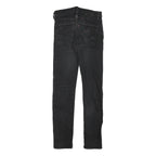 LEVI'S Mens Jeans Black Slim Skinny Denim Medium W28 L31 Zip Closure