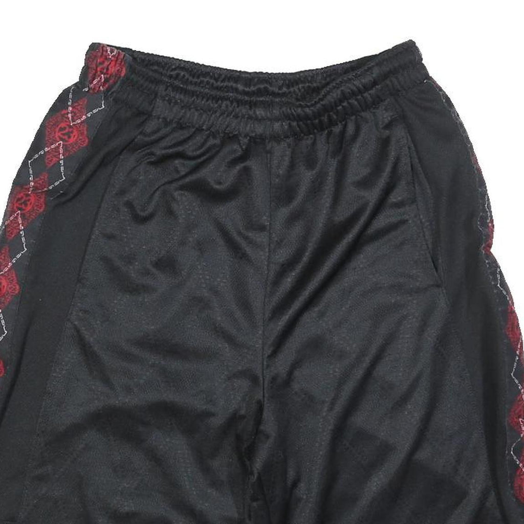 AIR JORDAN Mens Black & Red Casual Shorts S W26 Polyester Sports Gym