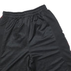 AIR JORDAN Mens Black & Red Casual Shorts S W26 Polyester Sports Gym