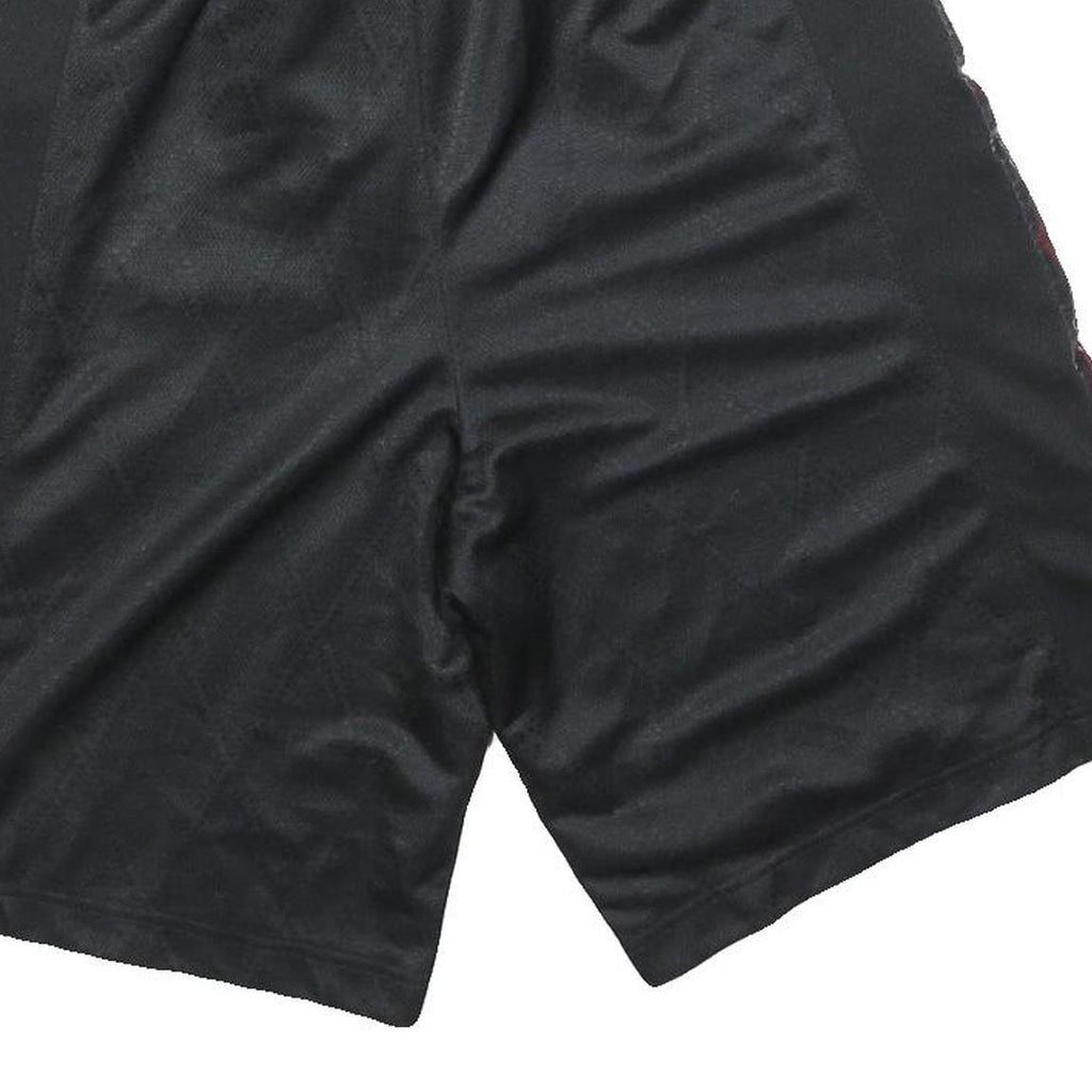 AIR JORDAN Mens Black & Red Casual Shorts S W26 Polyester Sports Gym