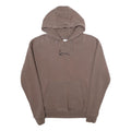 KARL KANI Mens Brown Cotton Blend Hoodie S Signature Script Pullover