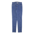LEVI'S 721 Womens Jeans Blue Slim Skinny Denim Medium W26 L32 Stretch Cotton