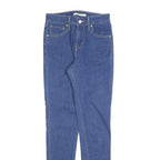 LEVI'S 721 Womens Jeans Blue Slim Skinny Denim Medium W26 L32 Stretch Cotton
