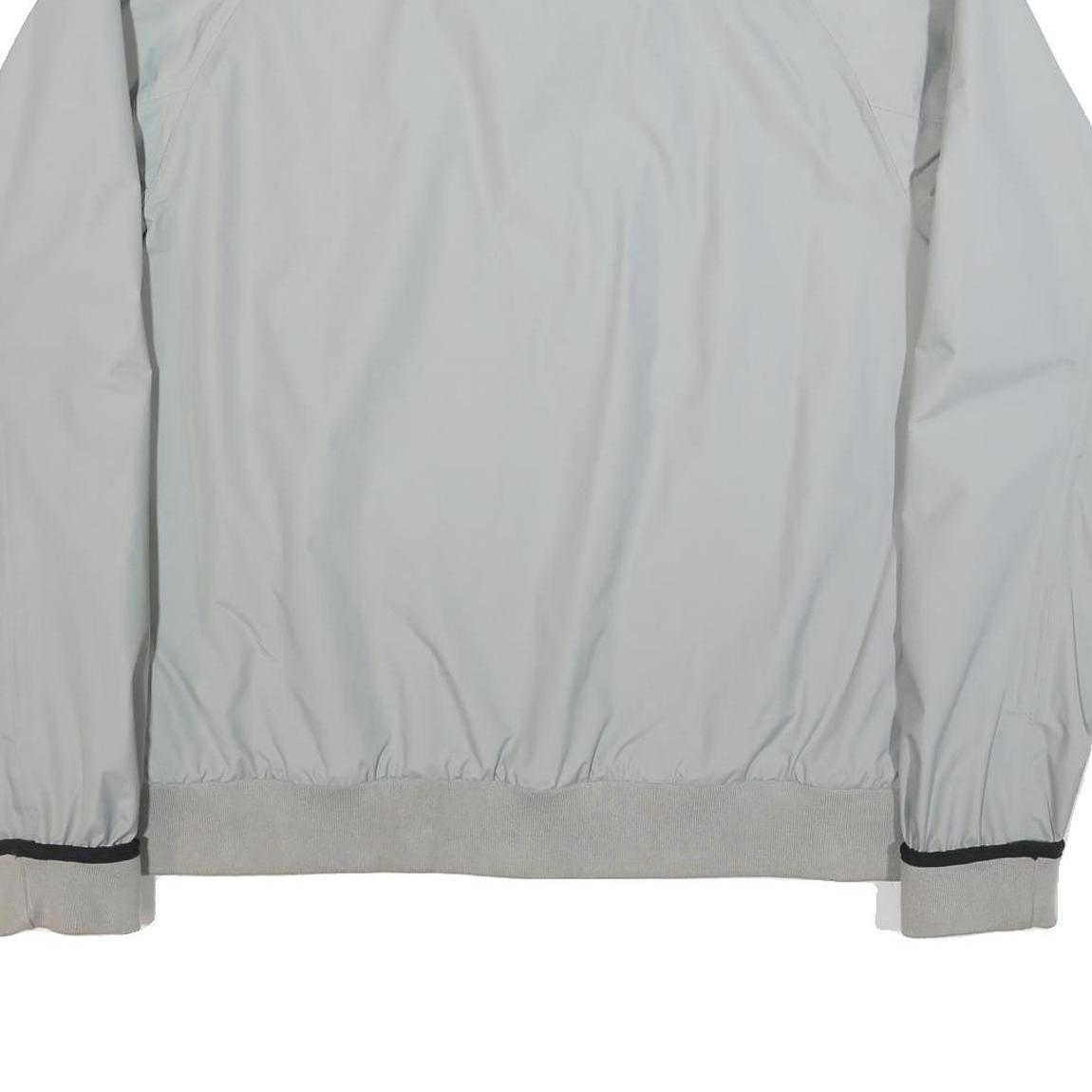 TIMBERLAND Mens Grey Nylon Zip Jacket 2XL Casual Outdoor Waterproof