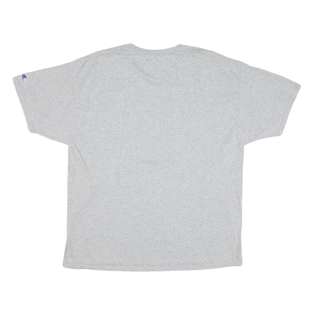 CHAMPION Mens Grey Summer Basketball Camp Graphic T-Shirt XL Short Sleeve Crew