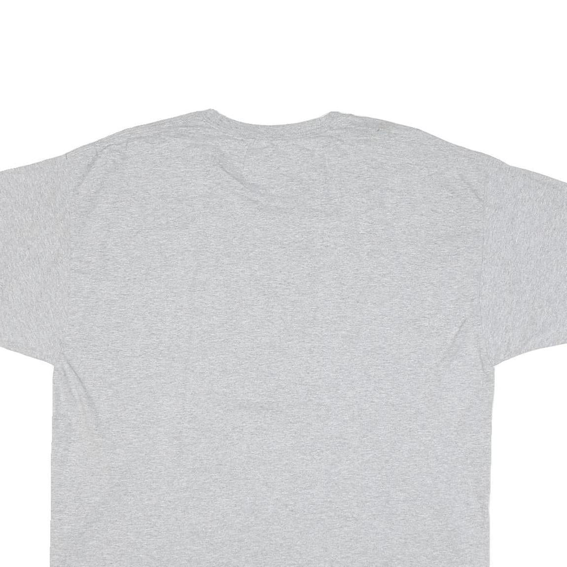 CHAMPION Mens Grey Summer Basketball Camp Graphic T-Shirt XL Short Sleeve Crew