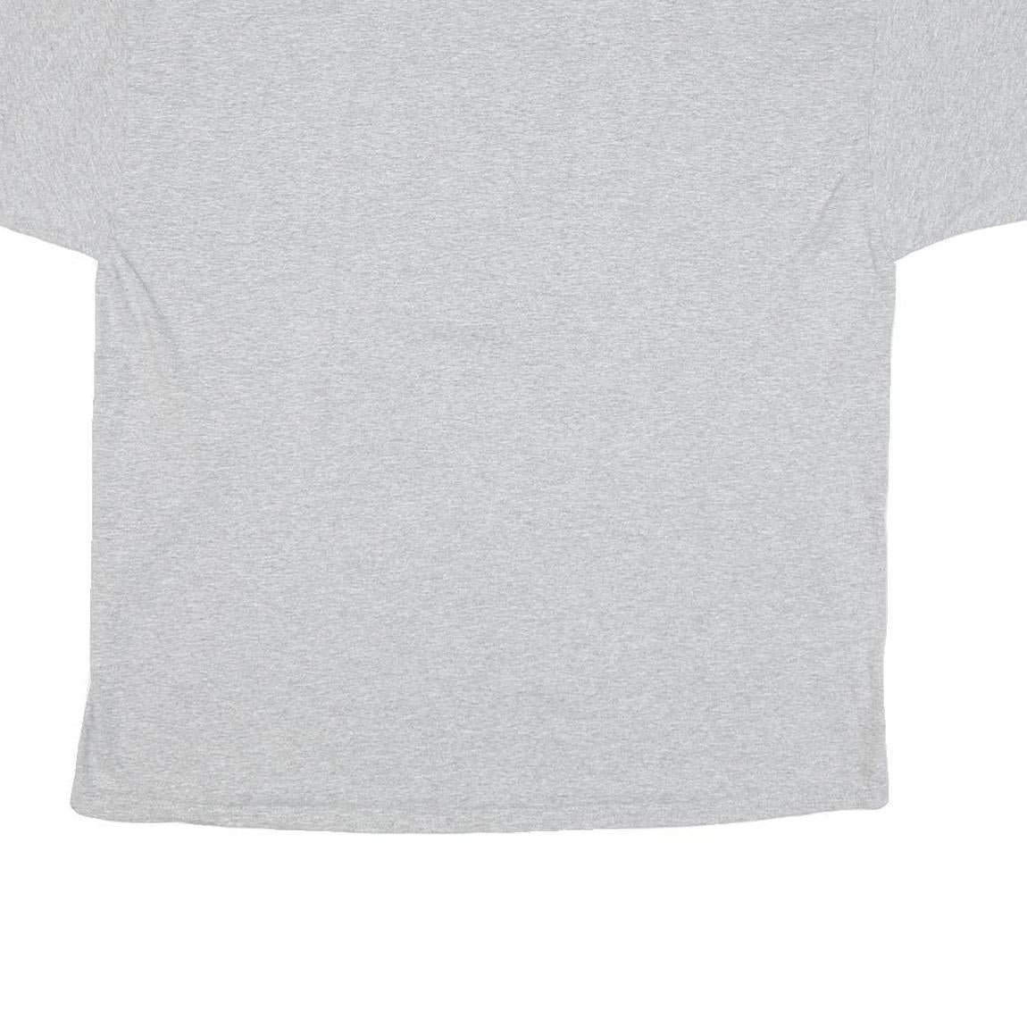 CHAMPION Mens Grey Summer Basketball Camp Graphic T-Shirt XL Short Sleeve Crew