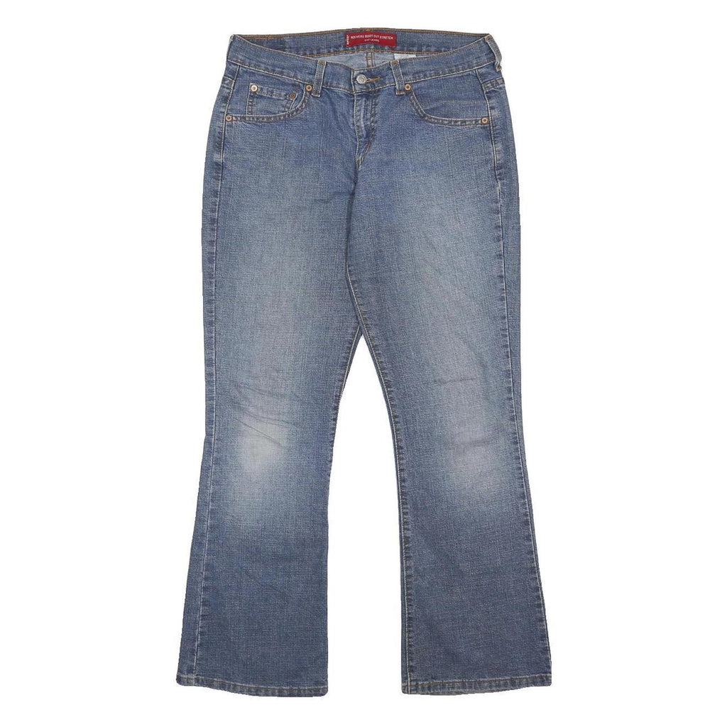 LEVI'S 515 Womens Jeans Blue Regular Bootcut Denim Medium W30 L29 Classic Fit