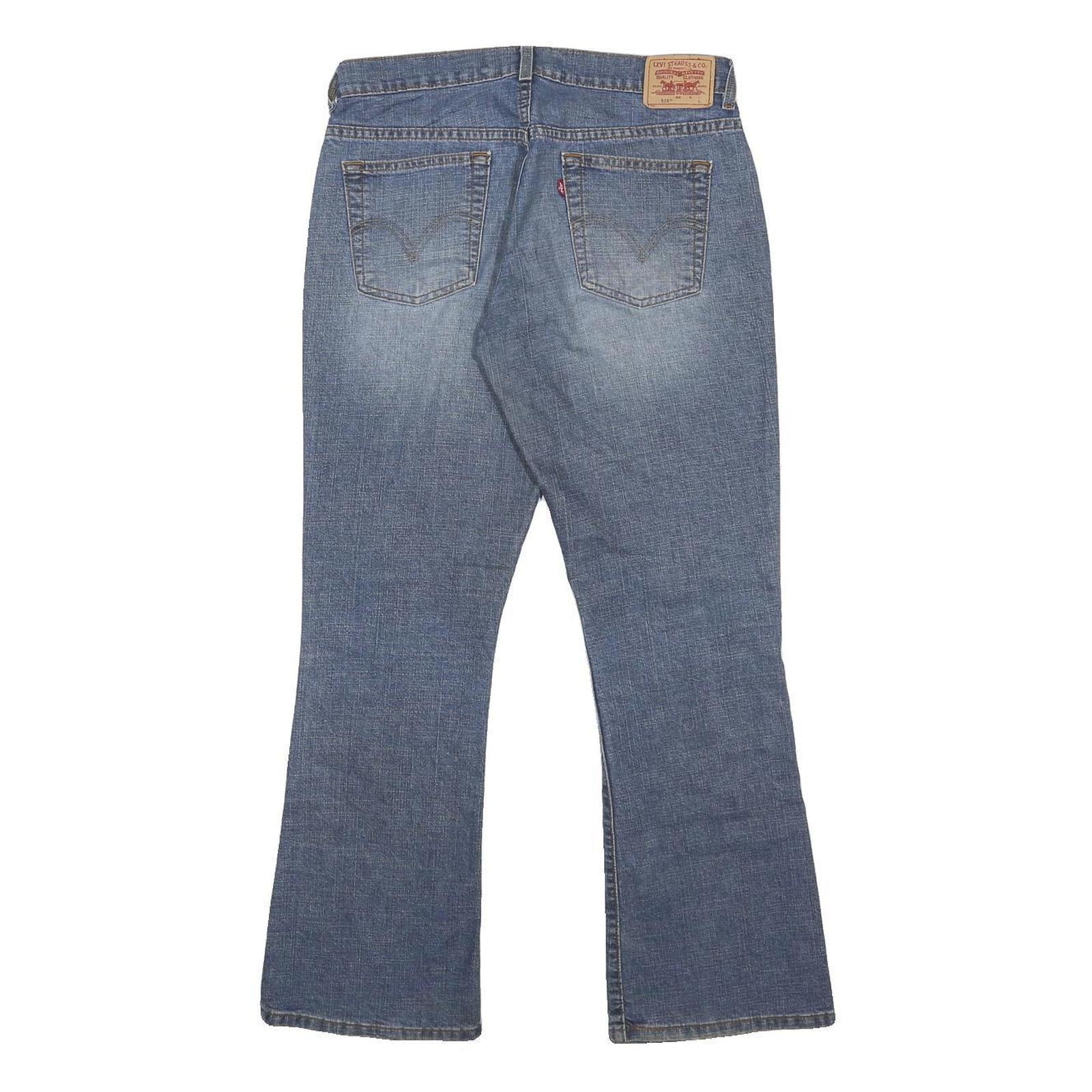 LEVI'S 515 Womens Jeans Blue Regular Bootcut Denim Medium W30 L29 Classic Fit