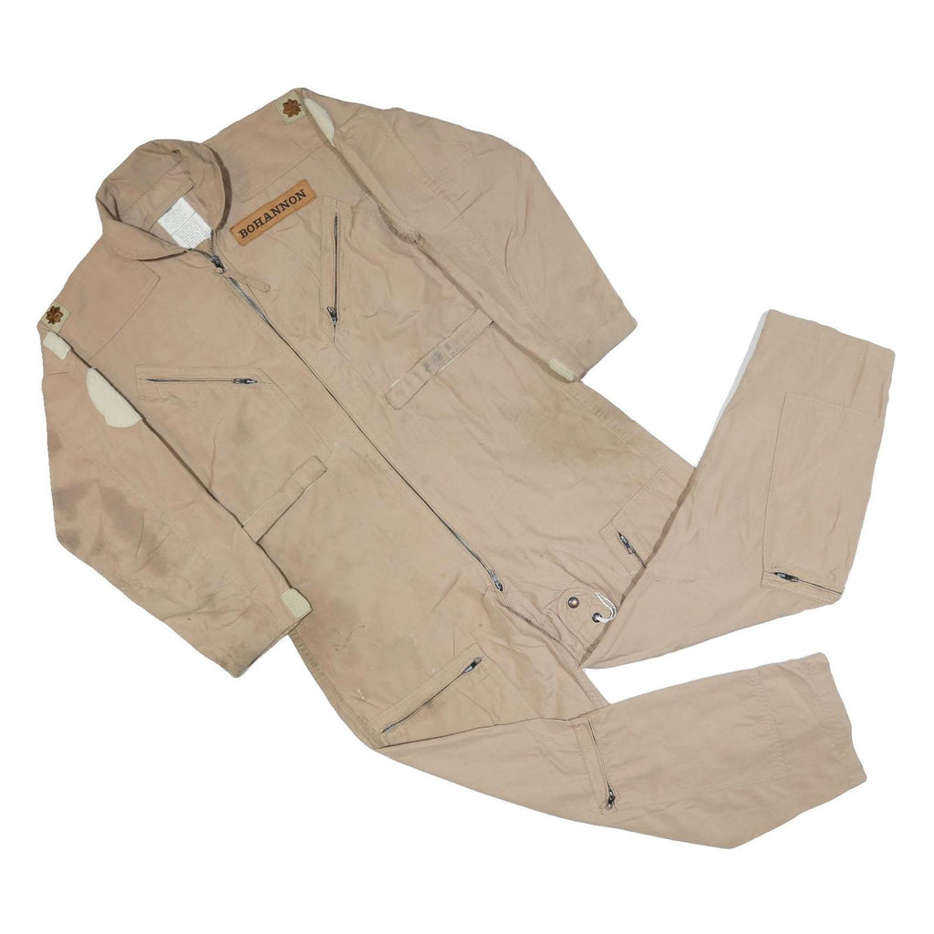 CARIER INDUSTRIES Mens Beige Synthetic Dungarees Loose Workwear S W38 L25